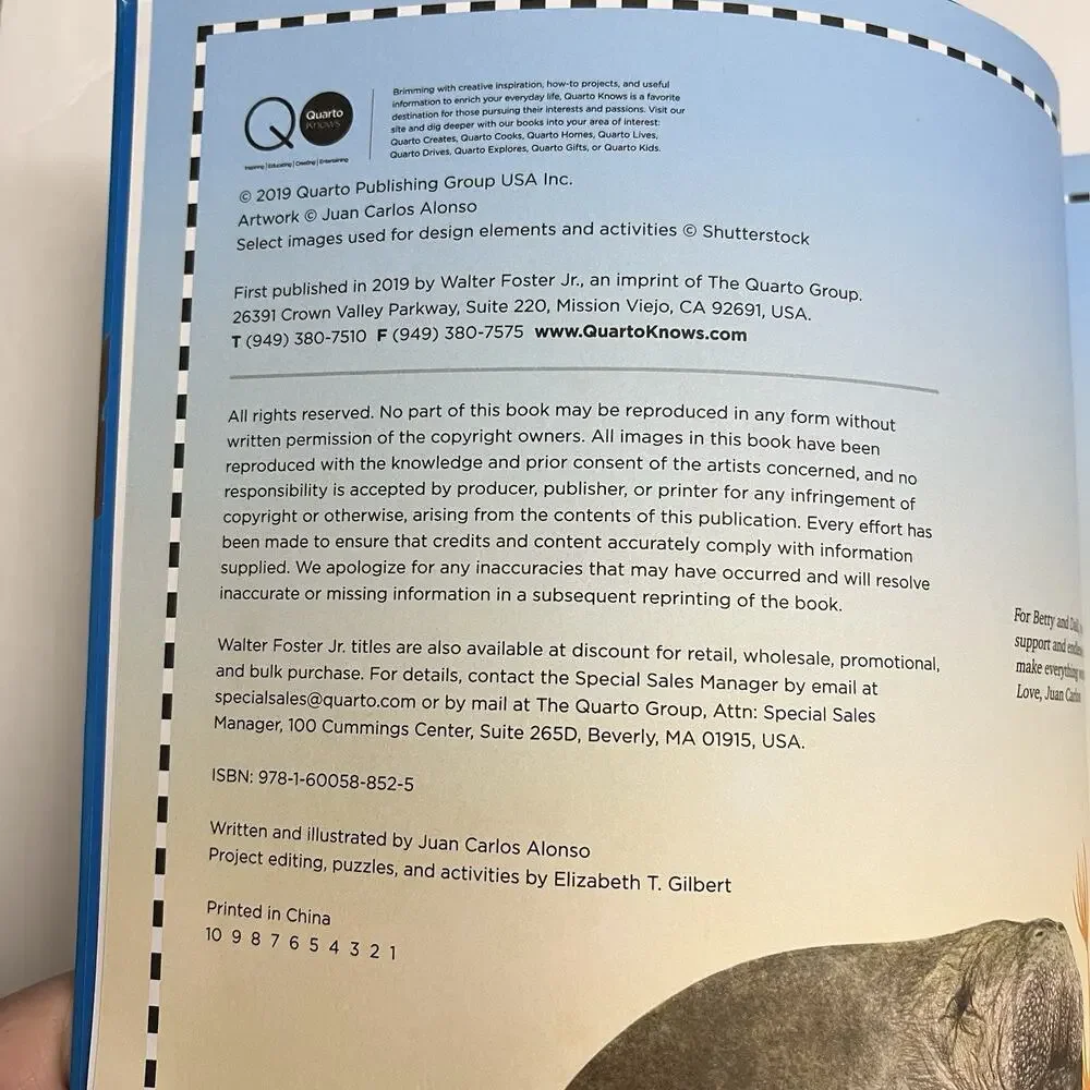 Marine Animals Encyclopedia Activity Journal Includes Stickers and Poster